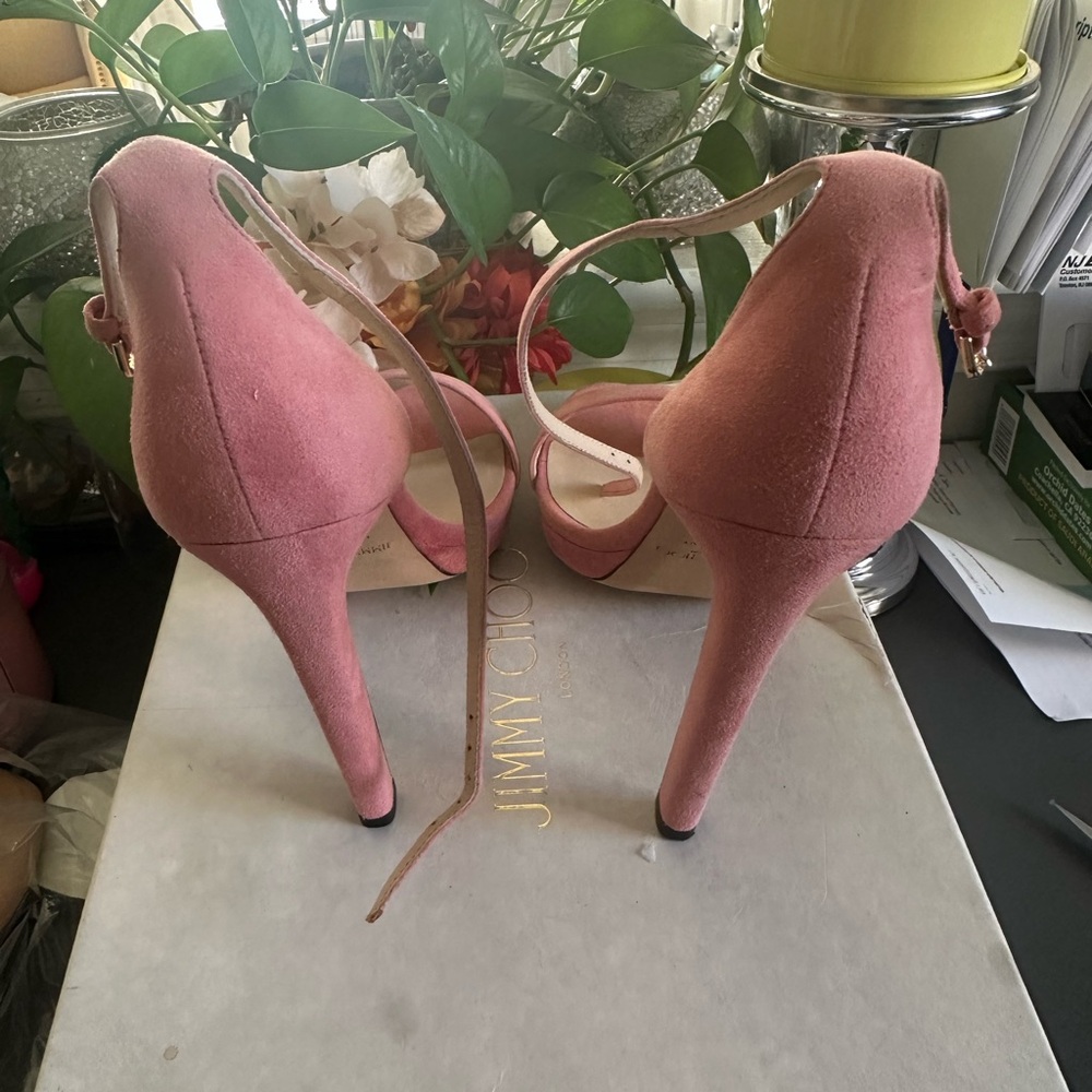 Jimmy Choo CandyFloss High Heel Sandals - Picture 4 of 7